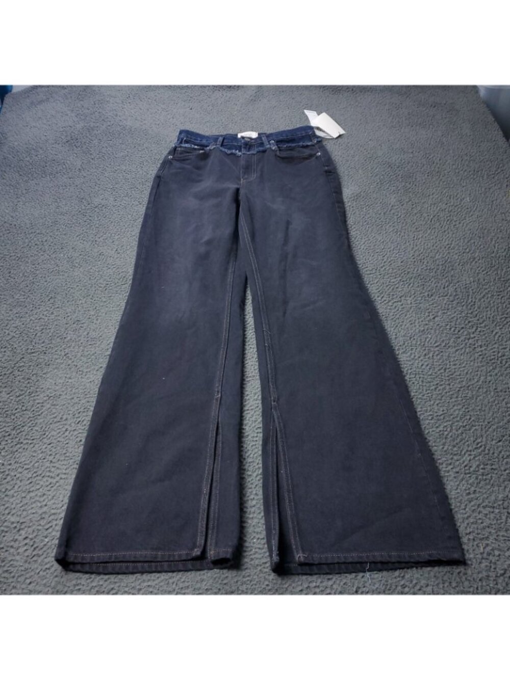 NEW $119 BDG Urban Outfitters Jeans Womens 28 Denim Wide Flare High Bell  y2K